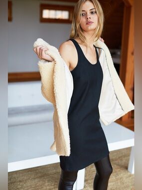 Emerson Fry Layering Dress Black Ponte Sleeveless‎ Size 10